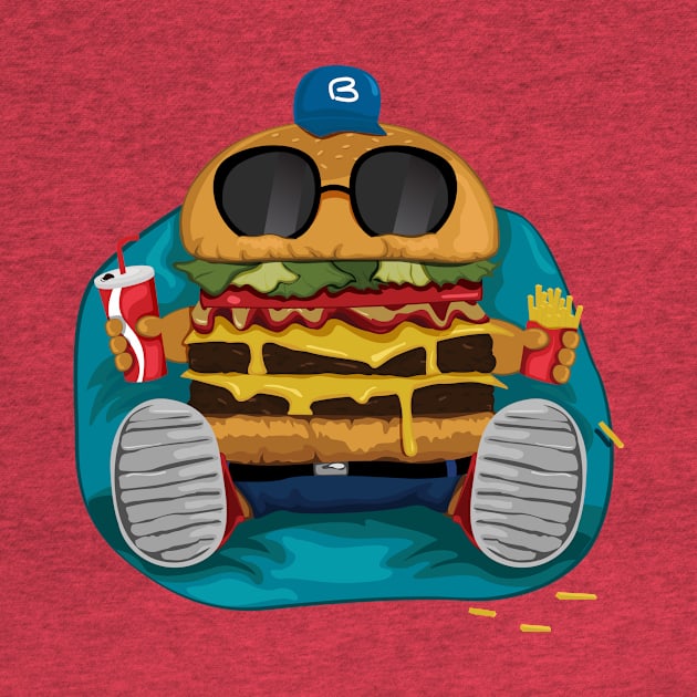 Burger guy by karylnerona